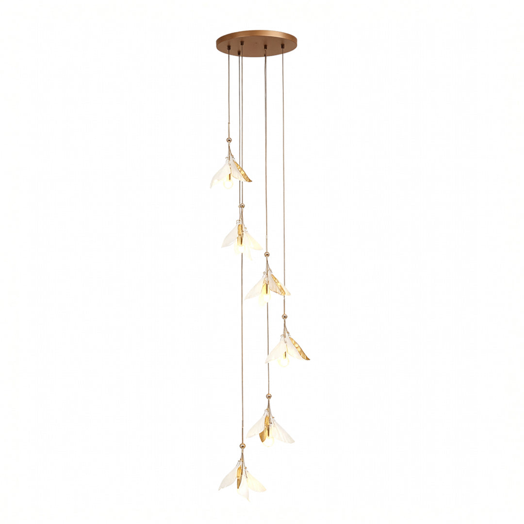 WINDSOR BLOOM CERAMIC CEILING FLORA CHANDELIER