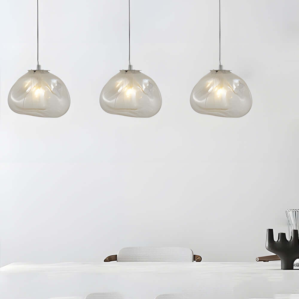 WINTERBOURNE HAND-BLOWN GLASS PENDANT LANTERN