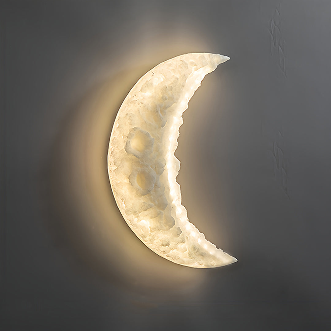 ASTRALIS RESIN CRESCENT WALL SCONCE