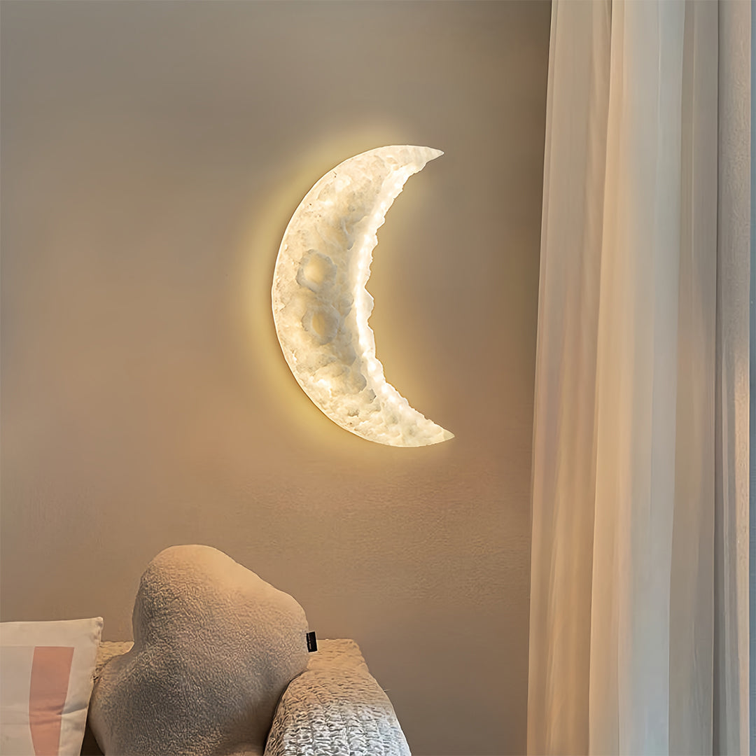 ASTRALIS RESIN CRESCENT WALL SCONCE