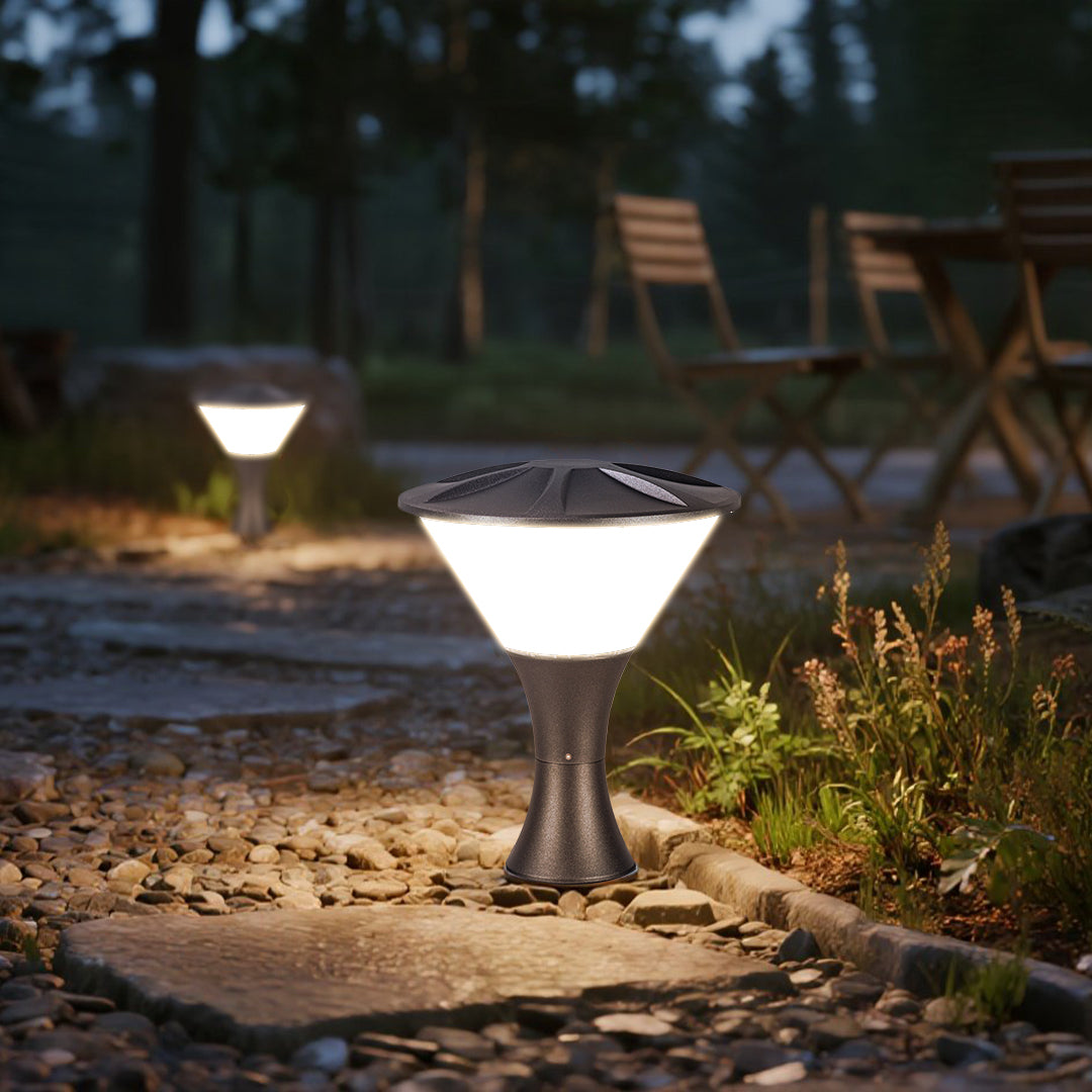 WINDSOR GLOW MODERN GARDEN POST LANTERN