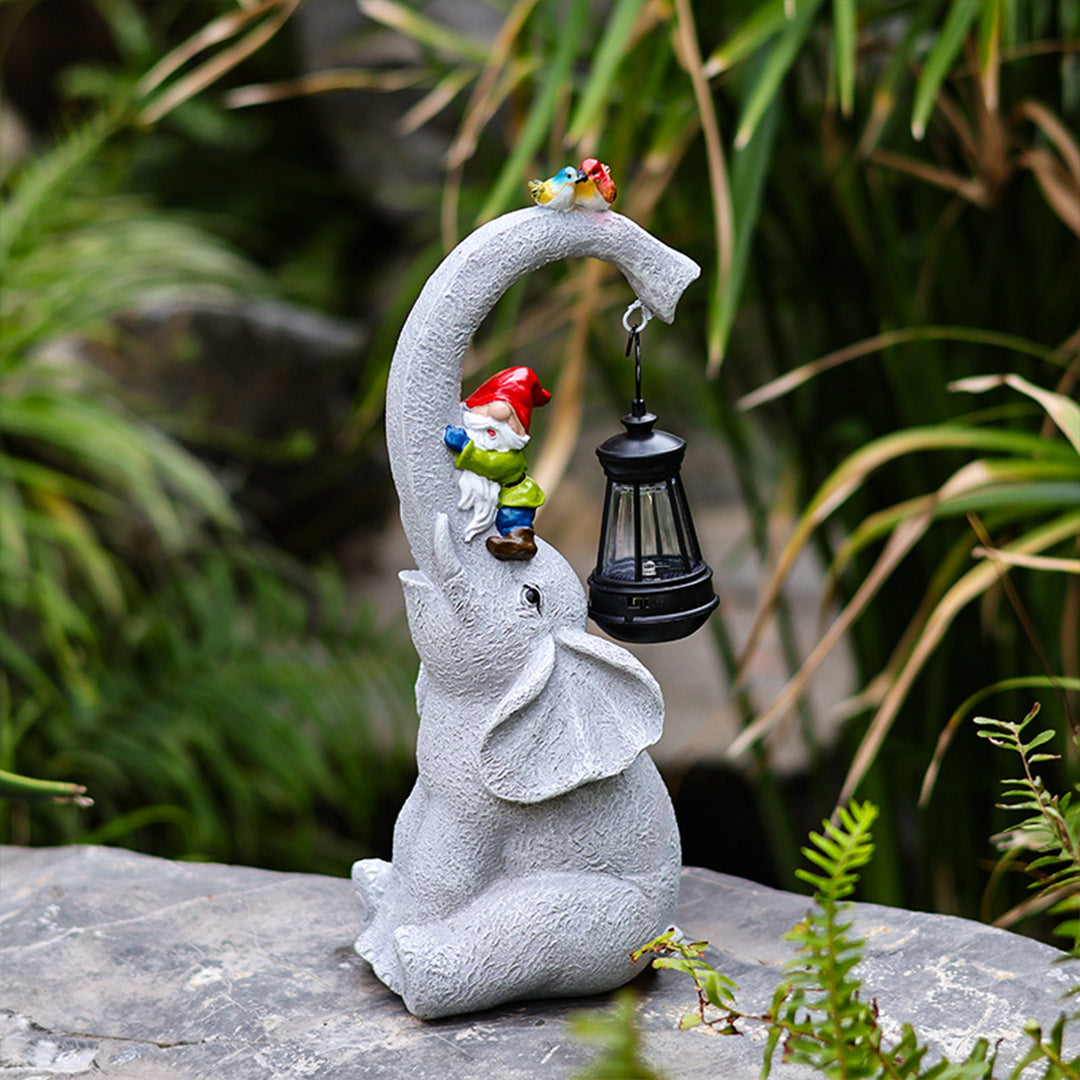 1. **WILLOUGHBY SOLAR MENAGERIE GARDEN ORBS**  
   Illuminated resin animal figures that bring whimsical charm to your outdoor space, powered by solar energy.

2. **PENROSE RADIANT FAUNA GLOWLIGHTS**  
   Unique resin sculptures of garden creatures that e