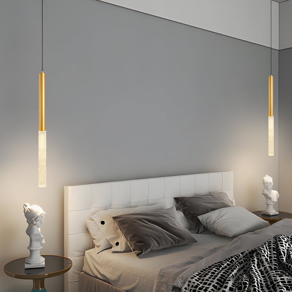 FENWICK TAPERED GLASS PENDANT WITH TRIPLE DIMMER