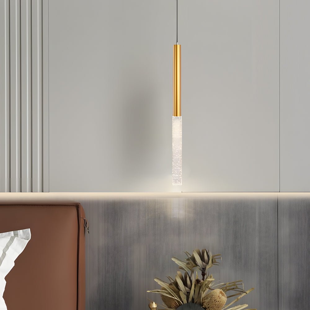 FENWICK TAPERED GLASS PENDANT WITH TRIPLE DIMMER