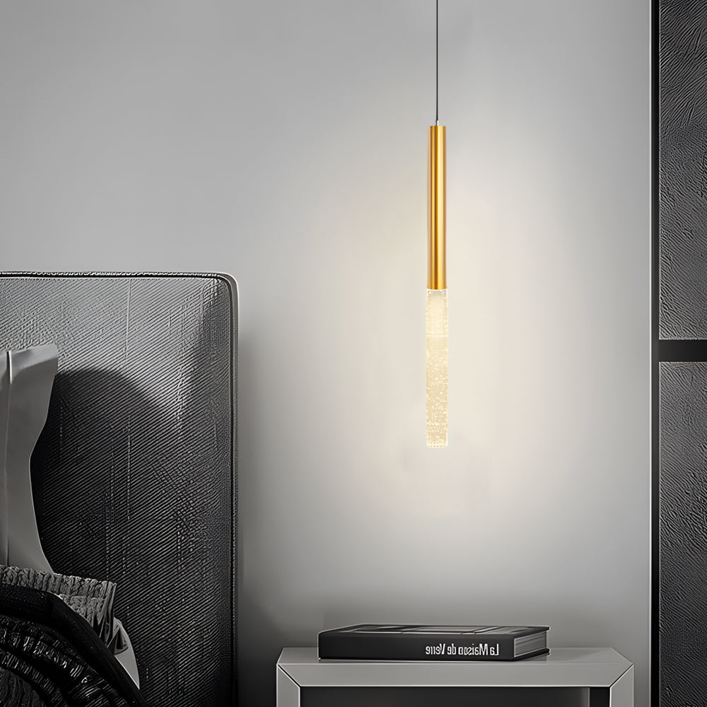 FENWICK TAPERED GLASS PENDANT WITH TRIPLE DIMMER