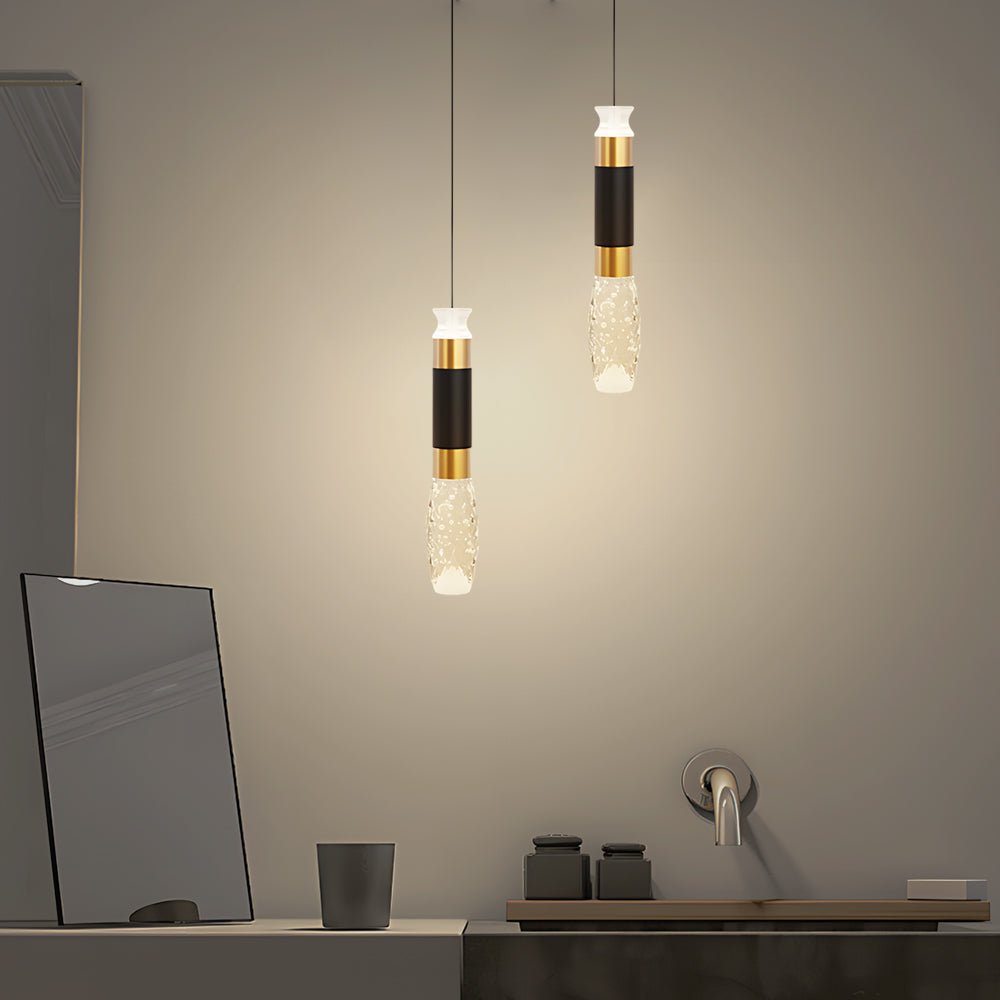 WINTHORPE TAPERED METAL TRIO DIMMING PENDANT LIGHT