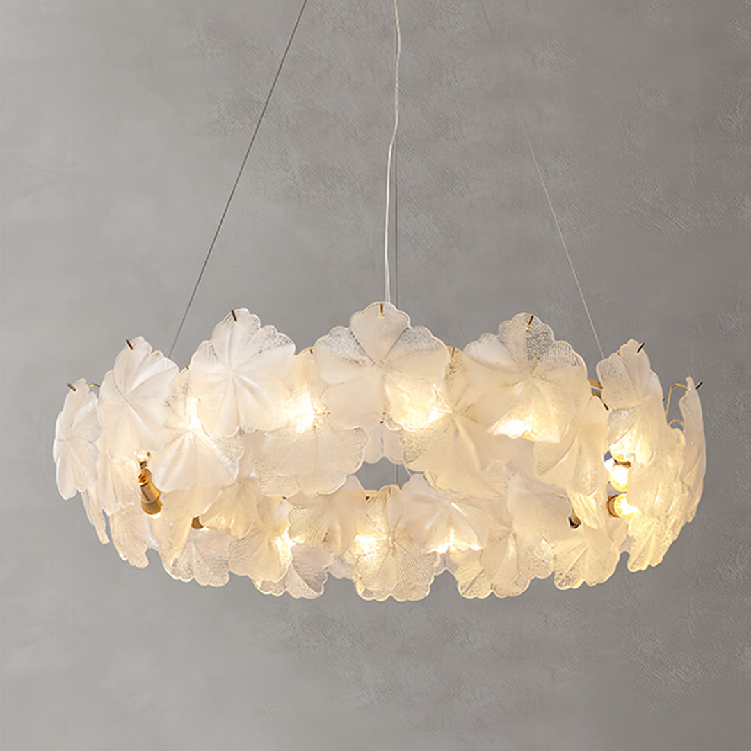 CHARLOTTESVILLE CRYSTAL CIRCLE CHANDELIER