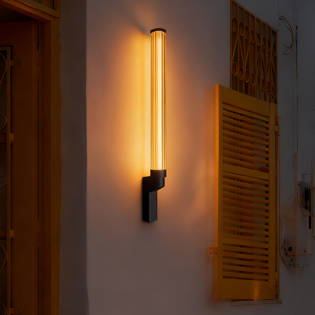 WINTHROP MODERN GLASS OUTDOOR SCONCE