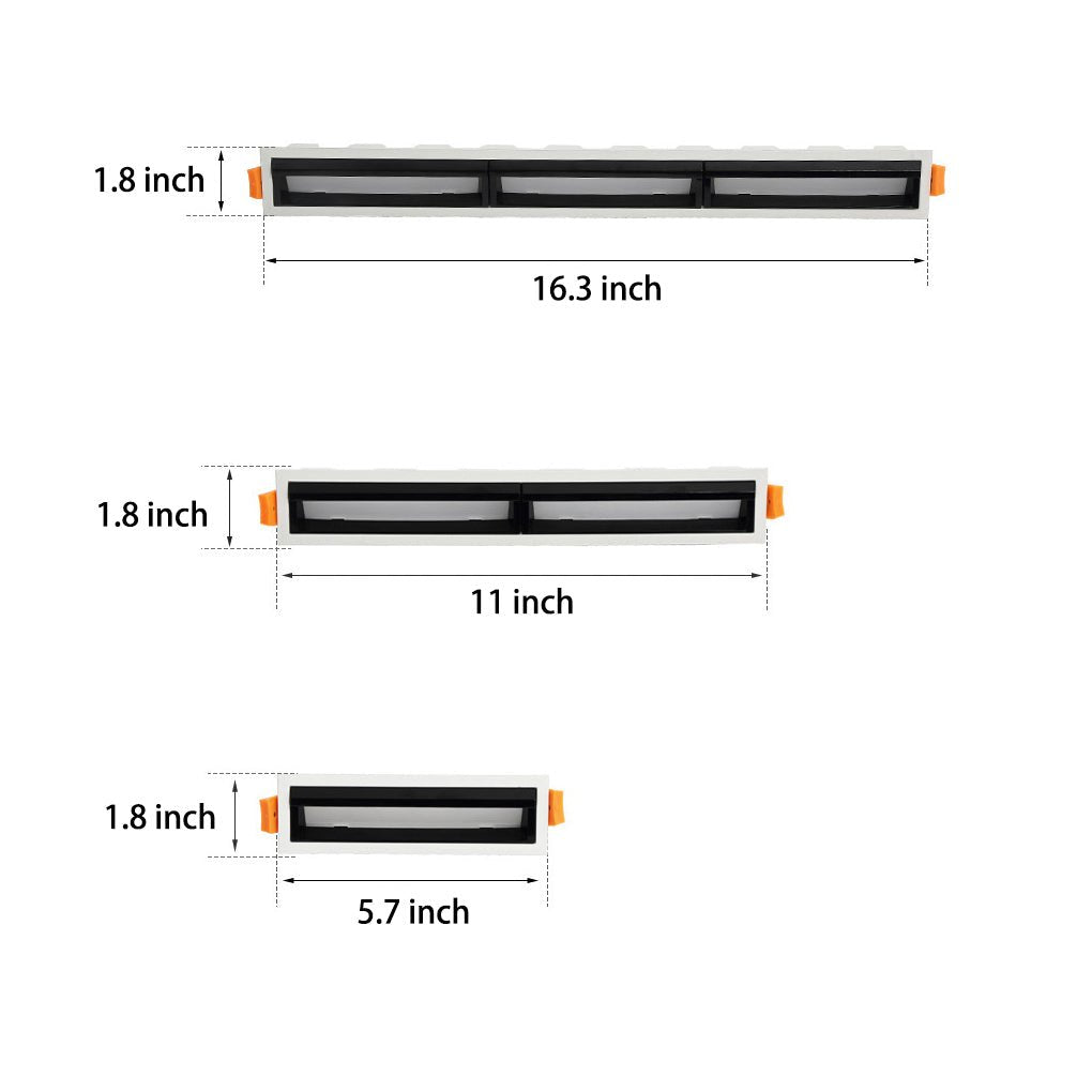 WINCHESTER EMBEDDED ILLUMINATOR WITH ANTI-GLARE WALL WASHER