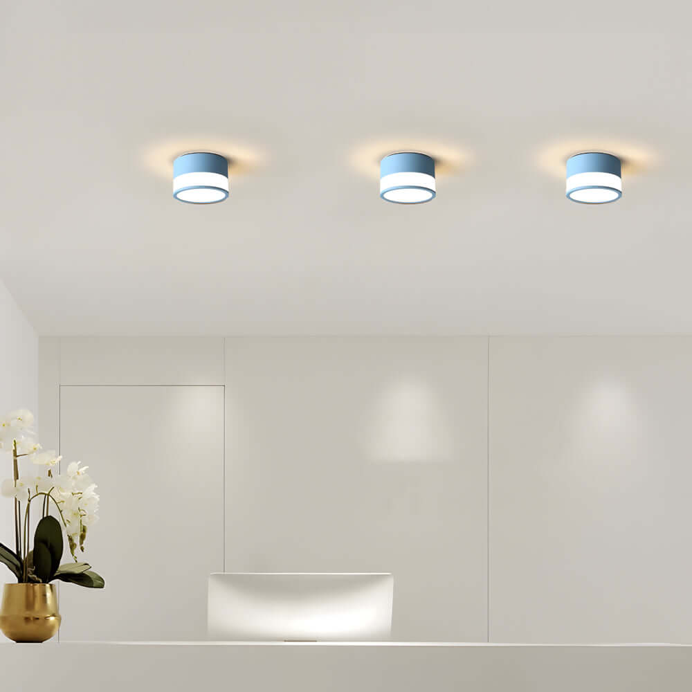 WINDSOR HORIZON ROUND FLUSH-MOUNT LED LIGHT