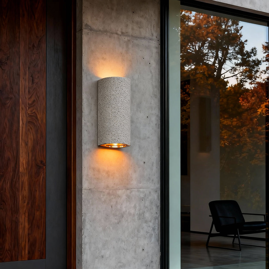 WINDSOR CEMENT OUTDOOR DUAL-FACING LIGHTING FIXTURE