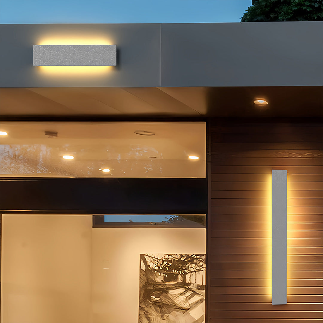 FENWICK CONCRETE OUTDOOR LINEAR SCONCE WITH WATERPROOF DESIGN