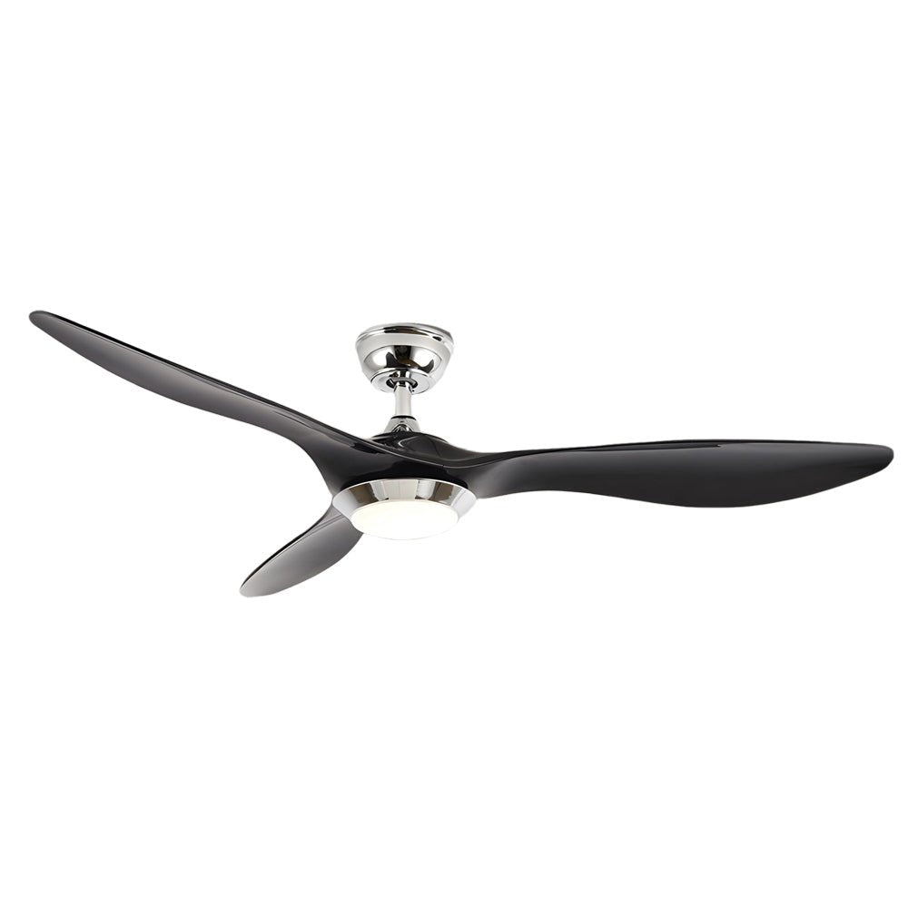 RAVENWOOD 52" TRIPLE-BLADE LED CEILING FAN WITH REMOTE CONTROL AND SIX ADJUSTABLE SPEEDS FOR LIVING SPACES