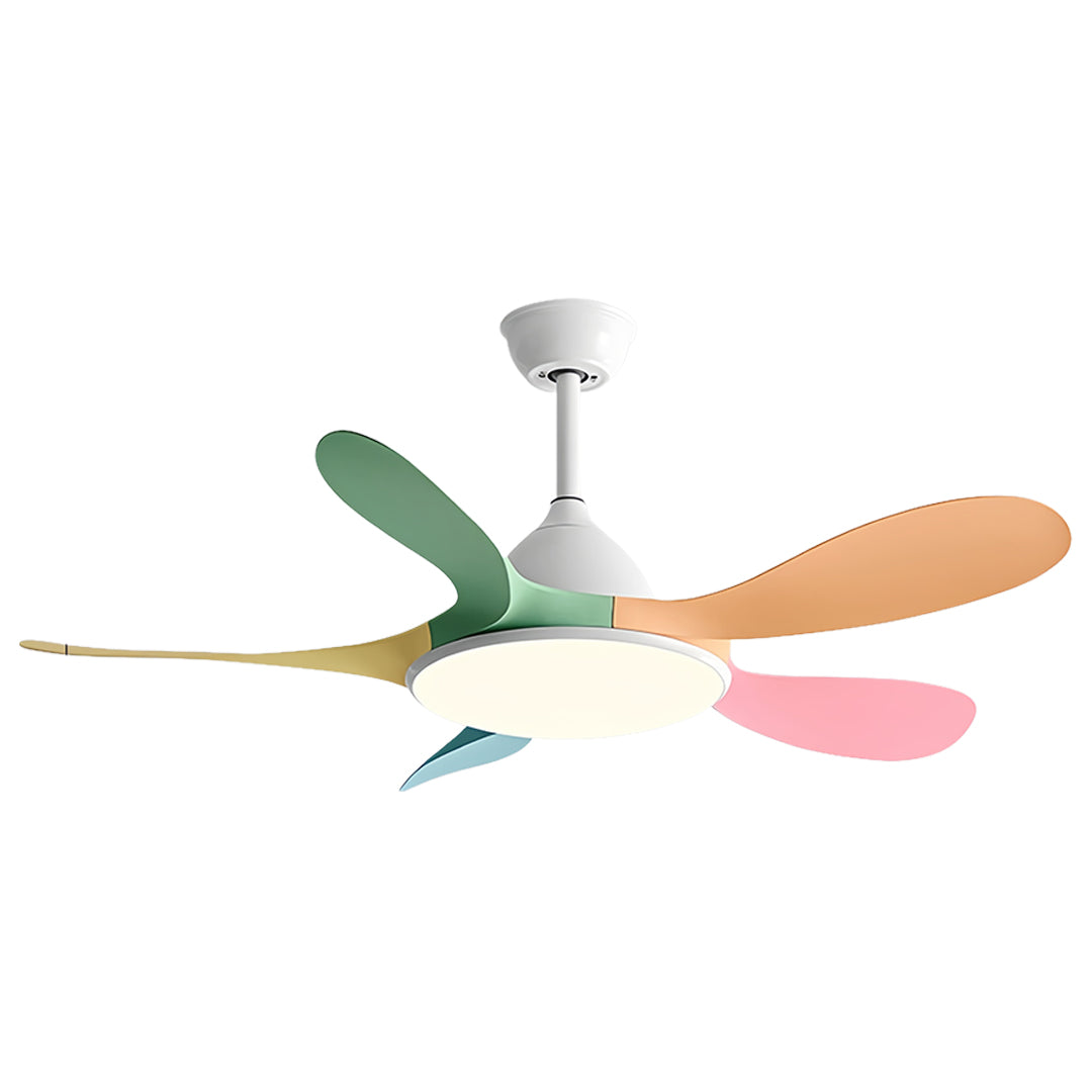 WINTHORPE FIVE-BLADE CEILING LIGHT FAN WITH ABS BLADES AND METAL FRAME