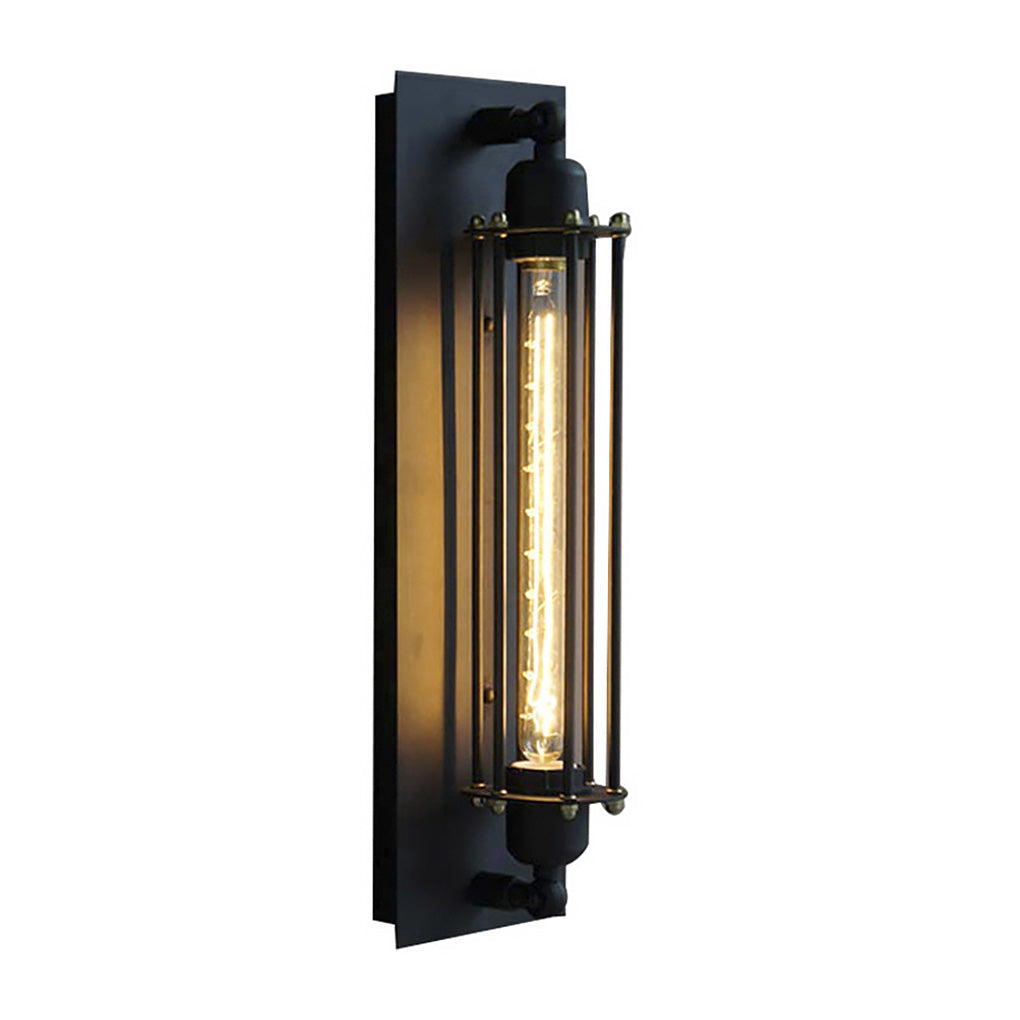 BRAMBLETON RUSTIC IRON WALL LANTERN