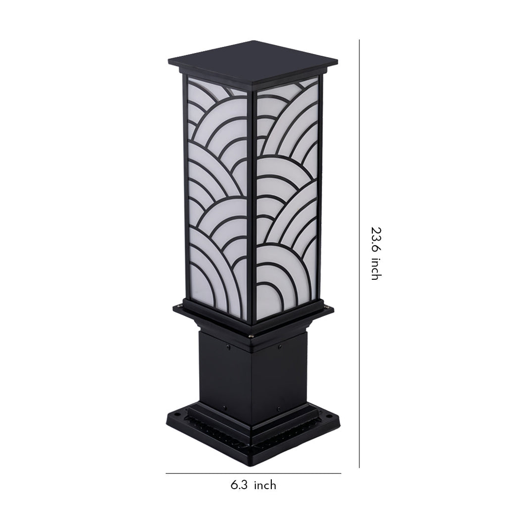 RAVENSCROFT WEATHERPROOF GARDEN PILLAR LIGHT