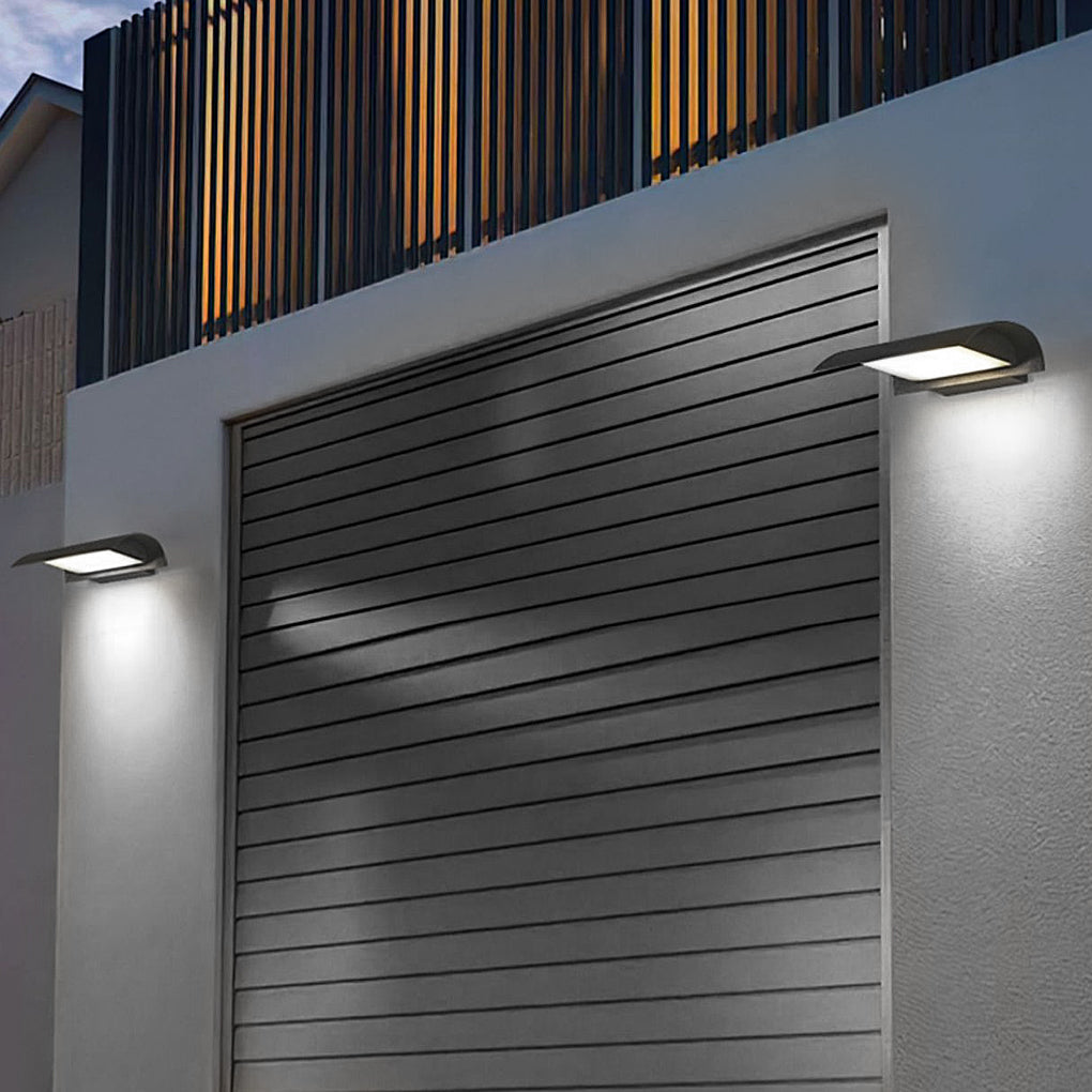 WINDSOR GARDEN WALL LANTERN - Contemporary Waterproof LED Fixture