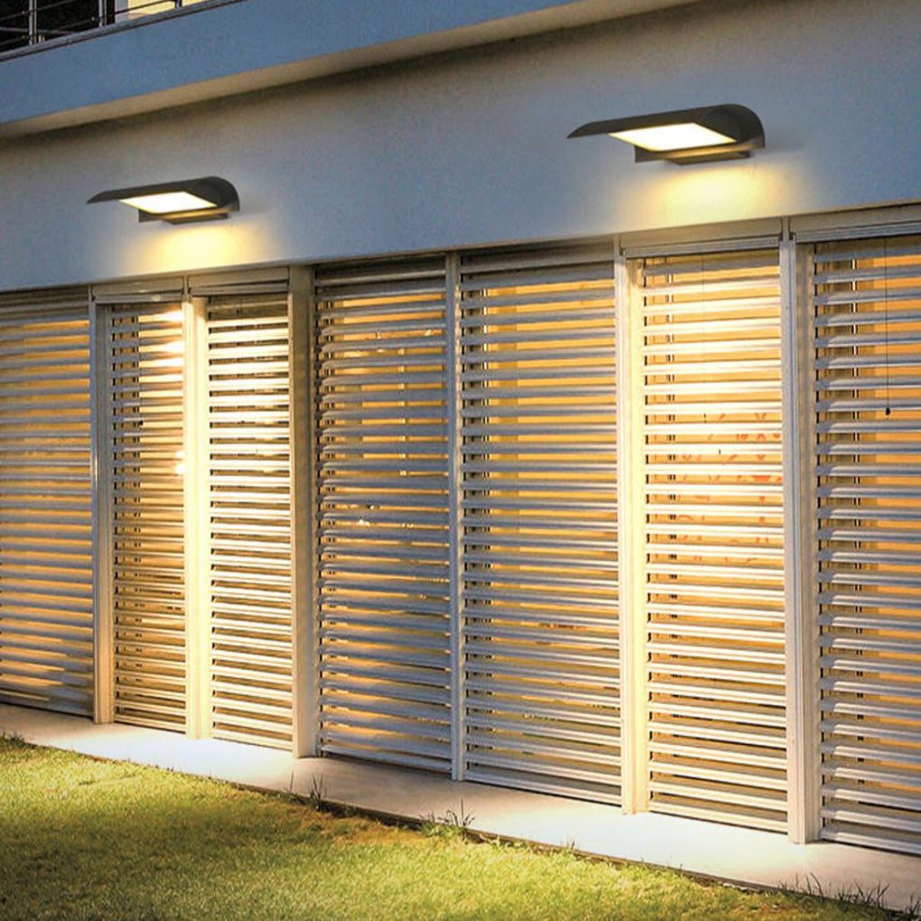 WINDSOR GARDEN WALL LANTERN - Contemporary Waterproof LED Fixture