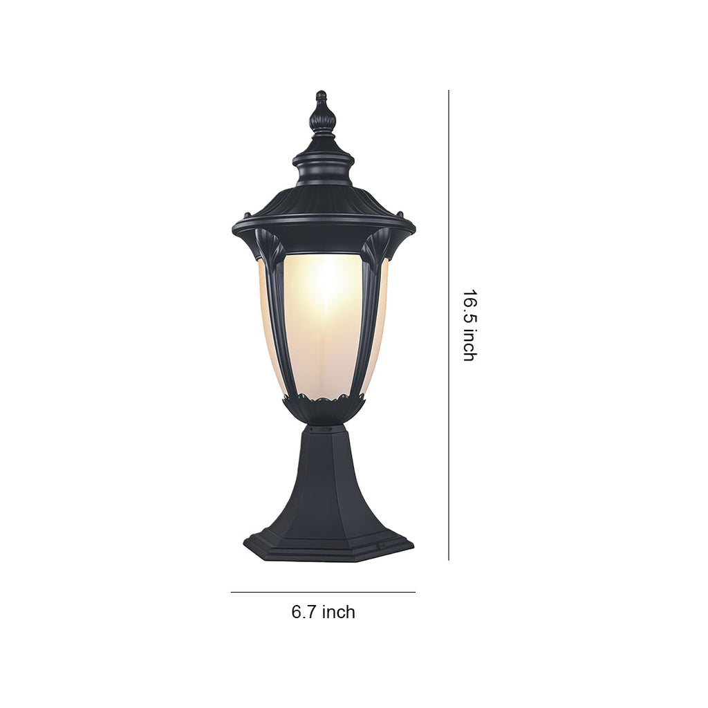 WINTERBOURNE CAST ALUMINUM OUTDOOR PILLAR LANTERN