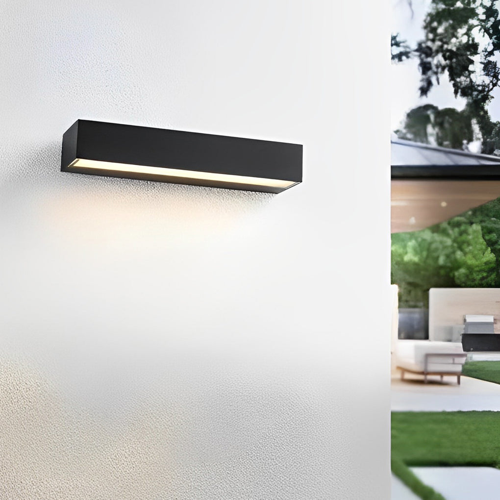 WINDSOR LED OUTDOOR NUMBERED LIGHTING - MODERN WATER-RESISTANT PORCH FIXTURE