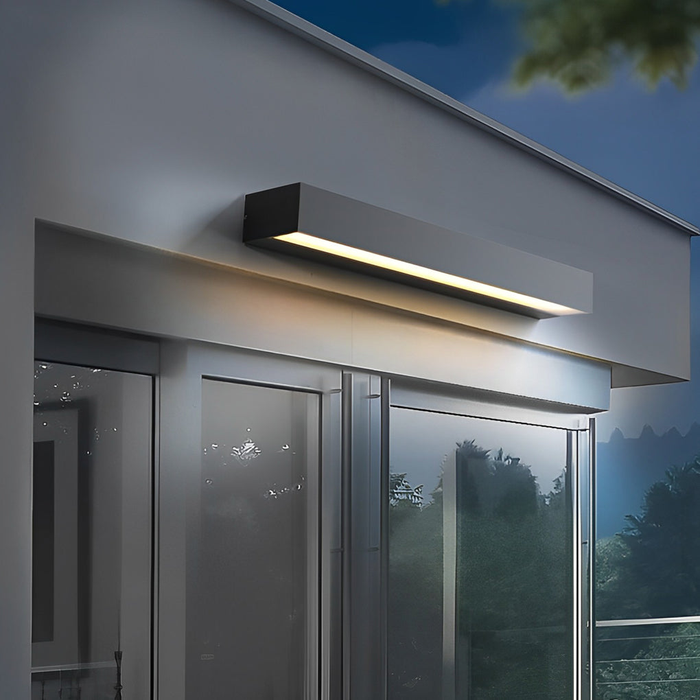 WINDSOR LED OUTDOOR NUMBERED LIGHTING - MODERN WATER-RESISTANT PORCH FIXTURE