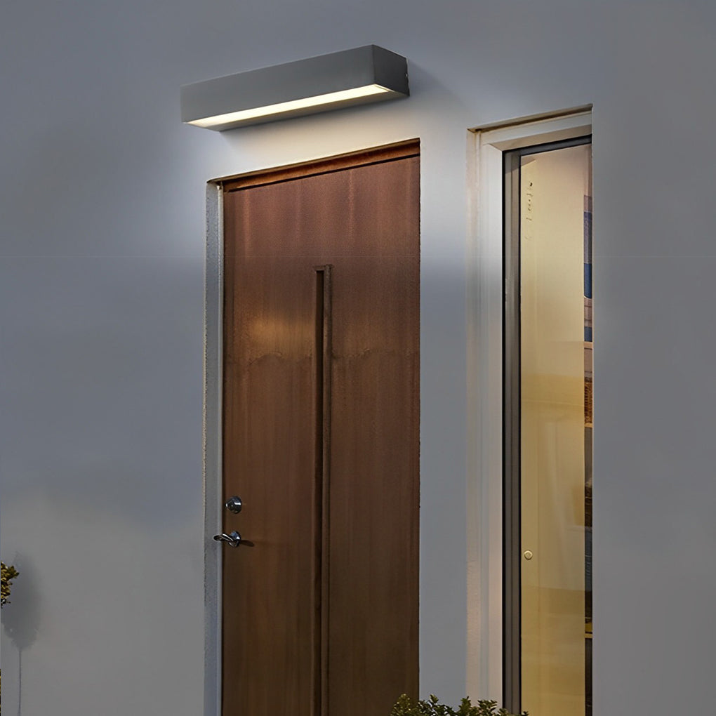 WINDSOR LED OUTDOOR NUMBERED LIGHTING - MODERN WATER-RESISTANT PORCH FIXTURE