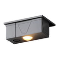 WINCHESTER SOLAR-POWERED OUTDOOR WALL GLOW LIGHTS, SET OF 2