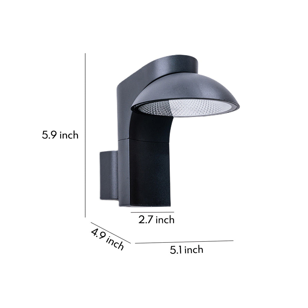 WINTERBOURNE MODERN LED OUTDOOR WALL LIGHTING SET OF TWO