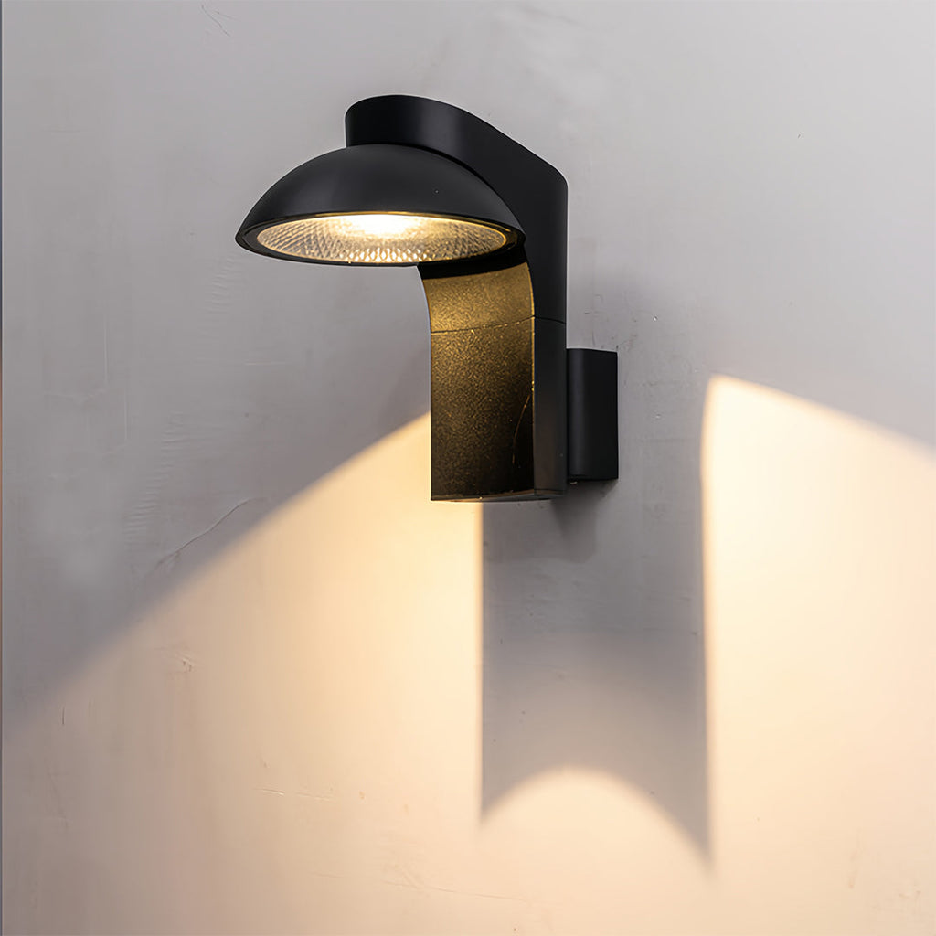 WINTERBOURNE MODERN LED OUTDOOR WALL LIGHTING SET OF TWO