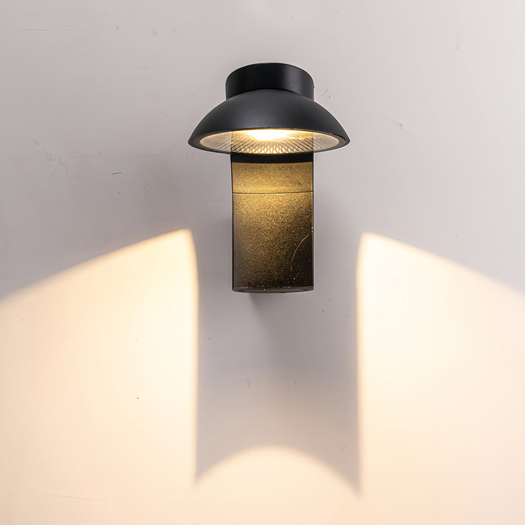 WINTERBOURNE MODERN LED OUTDOOR WALL LIGHTING SET OF TWO