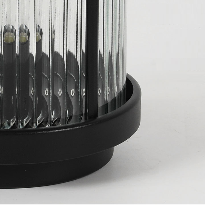 WINTERBOURNE STRIPED GLASS SOLAR LANTERN