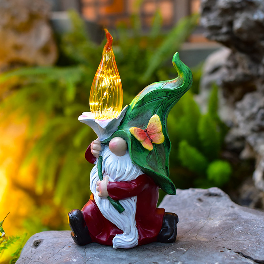 1. **PENROSE ENCHANTED GNOME LANTERNS**  
   Whimsical garden illuminators crafted from durable resin, featuring charming gnome designs that bring a touch of magic to your outdoor space.

2. **CAVENDISH RADIANT GNOME LIGHTS**  
   Delightful garden accent