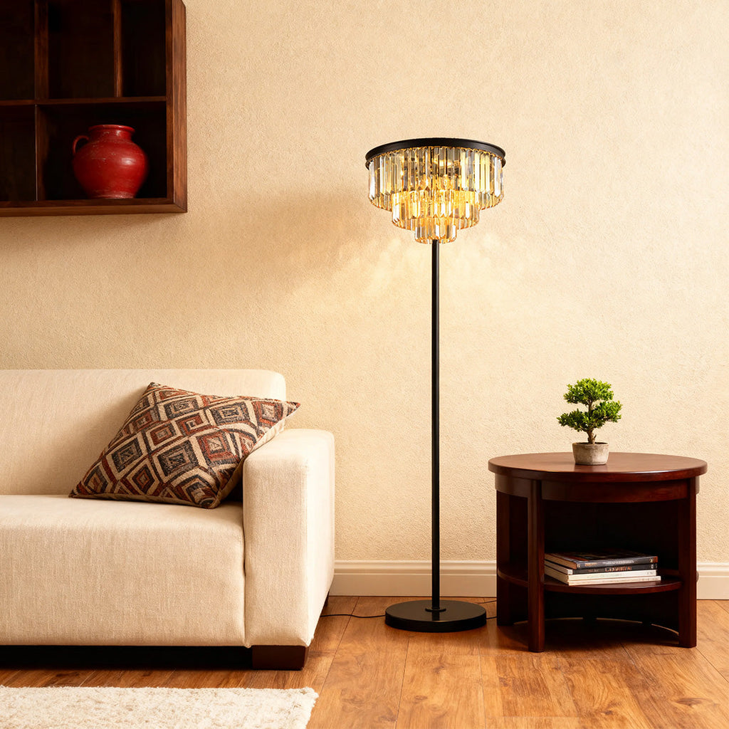 WINCHESTER CRYSTAL TOWER FLOOR LAMP