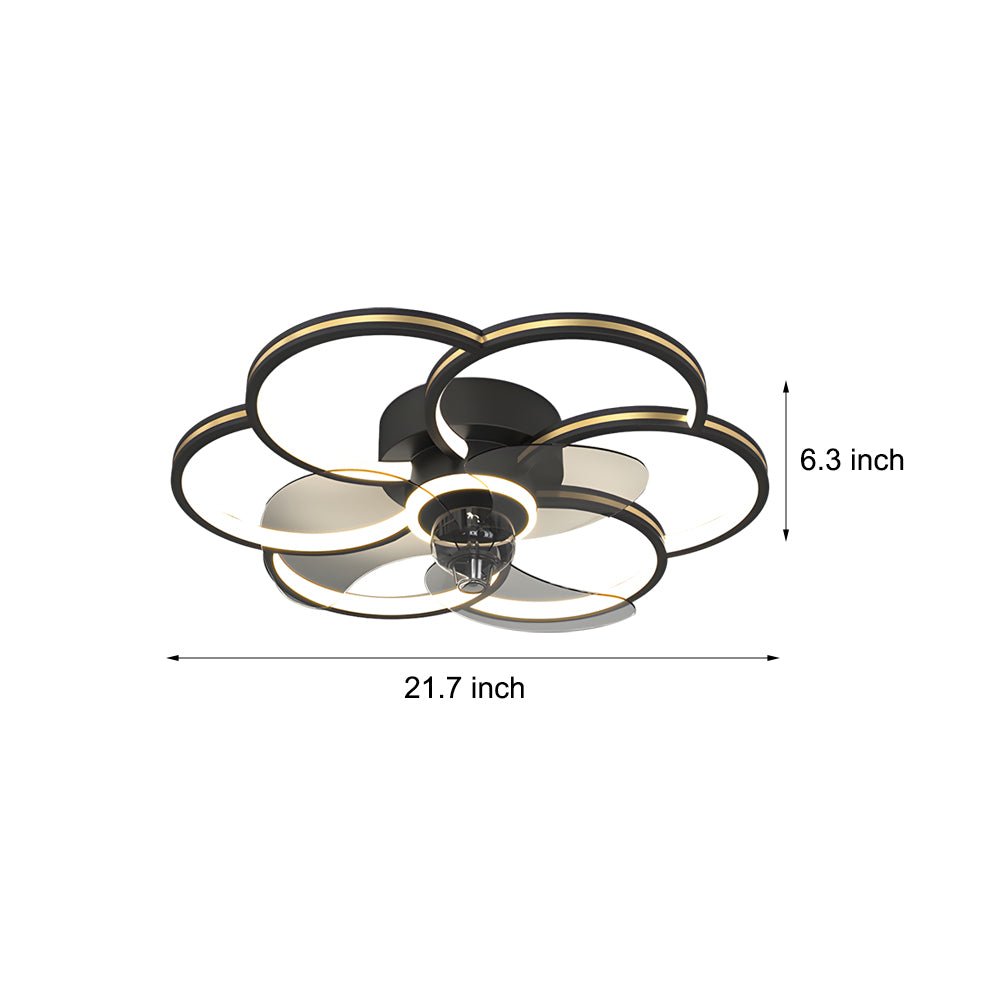 WINTHROP WHISPERING BREEZE LED CEILING FAN WITH TRIPLE DIMMING LIGHT
