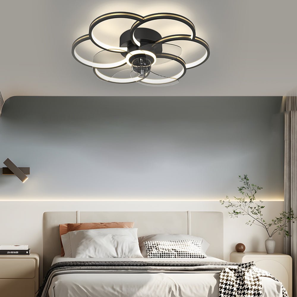 WINTHROP WHISPERING BREEZE LED CEILING FAN WITH TRIPLE DIMMING LIGHT