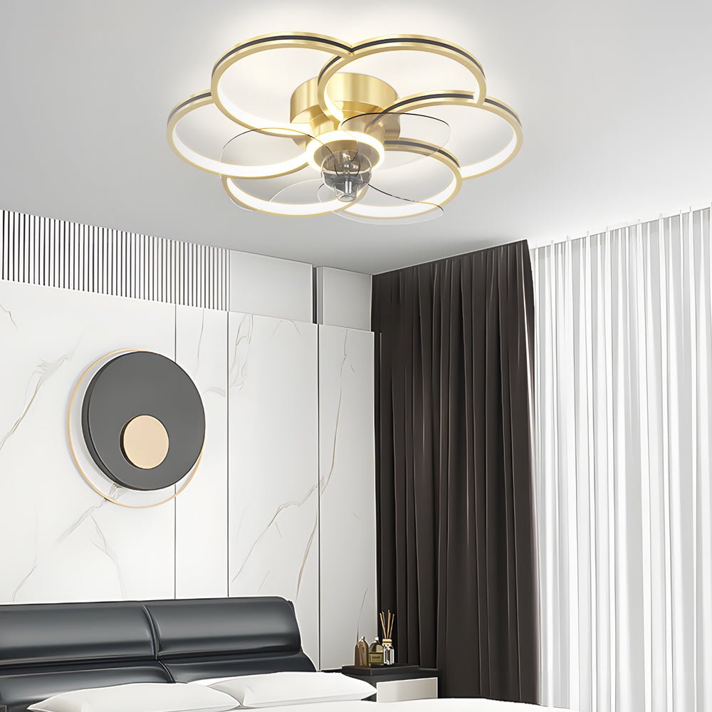 WINTHROP WHISPERING BREEZE LED CEILING FAN WITH TRIPLE DIMMING LIGHT