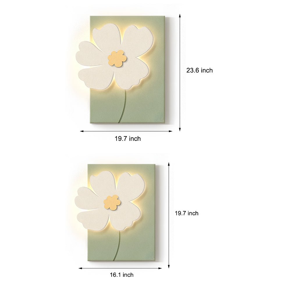 HEATHCLIFF BLOOMING SANDSTONE ART WITH REMOTE CONTROL
