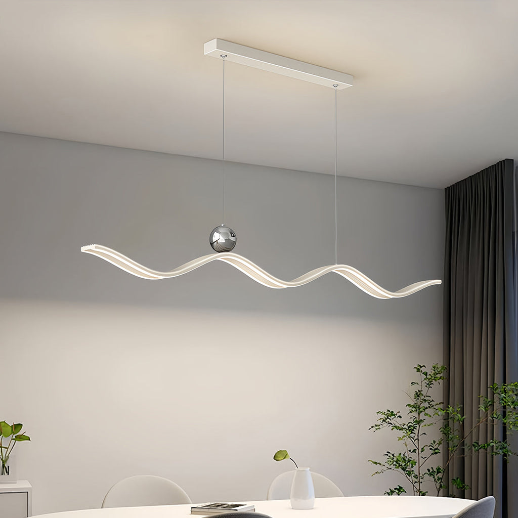 WHITBY WAVE MODERN PENDANT LIGHT
