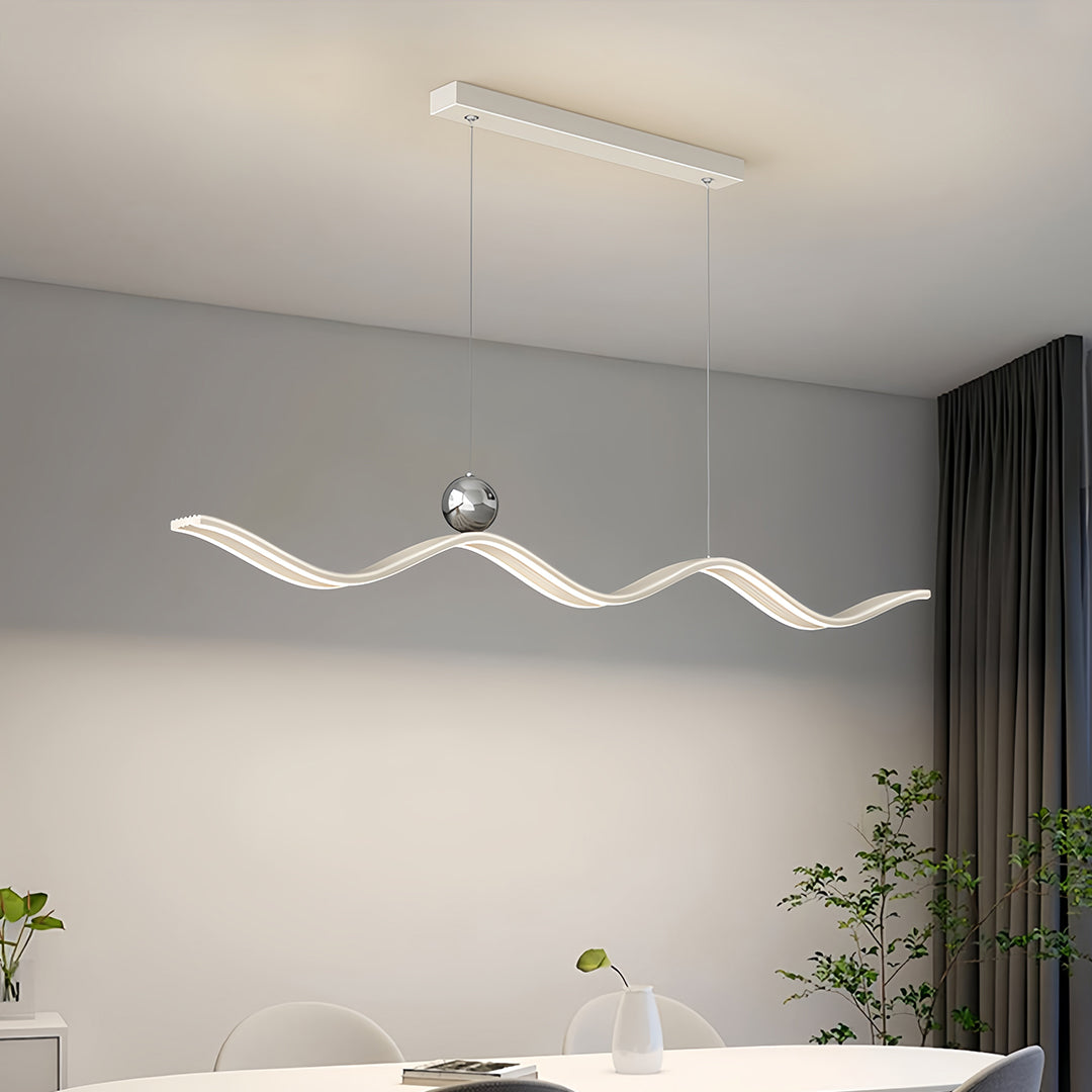 WHITBY WAVE MODERN PENDANT LIGHT