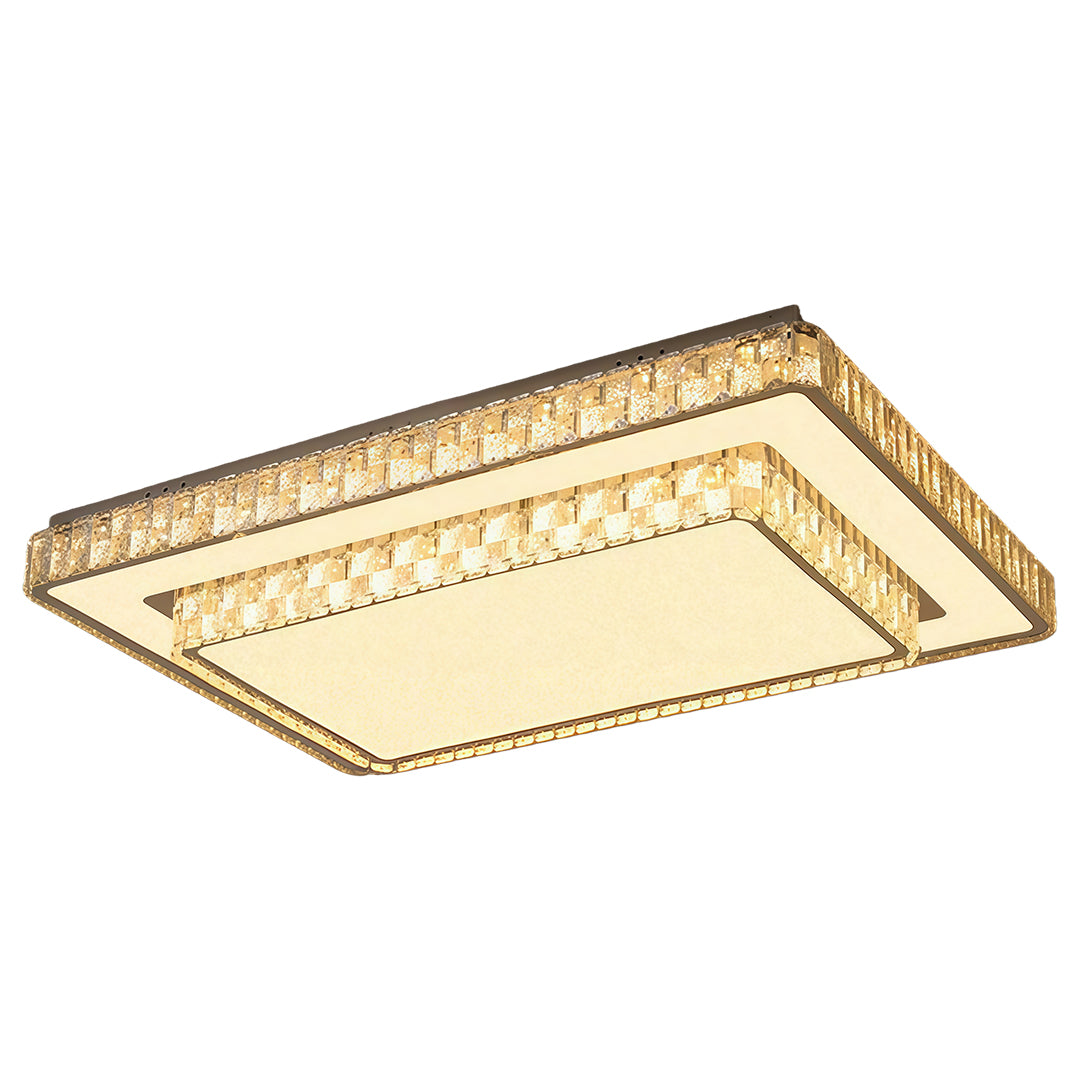 WHITBY CRYSTAL FLUSH MOUNT CEILING LANTERN
