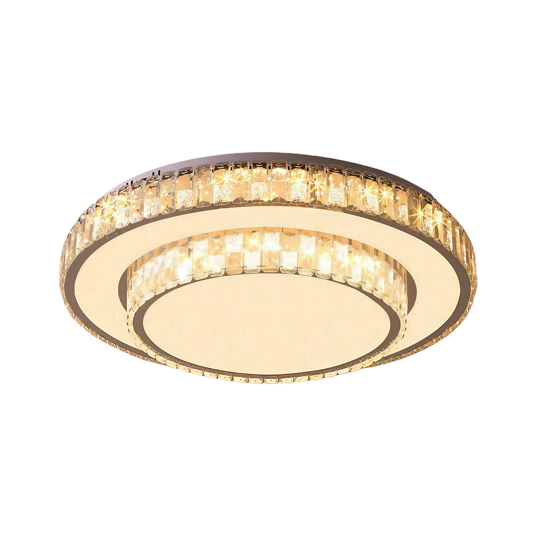 WHITBY CRYSTAL FLUSH MOUNT CEILING LANTERN
