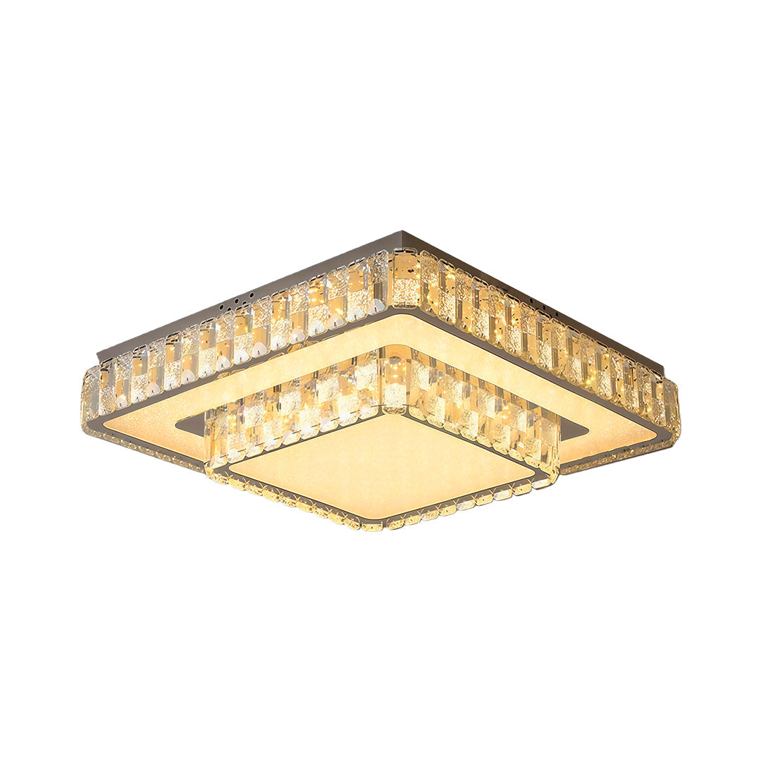 WHITBY CRYSTAL FLUSH MOUNT CEILING LANTERN
