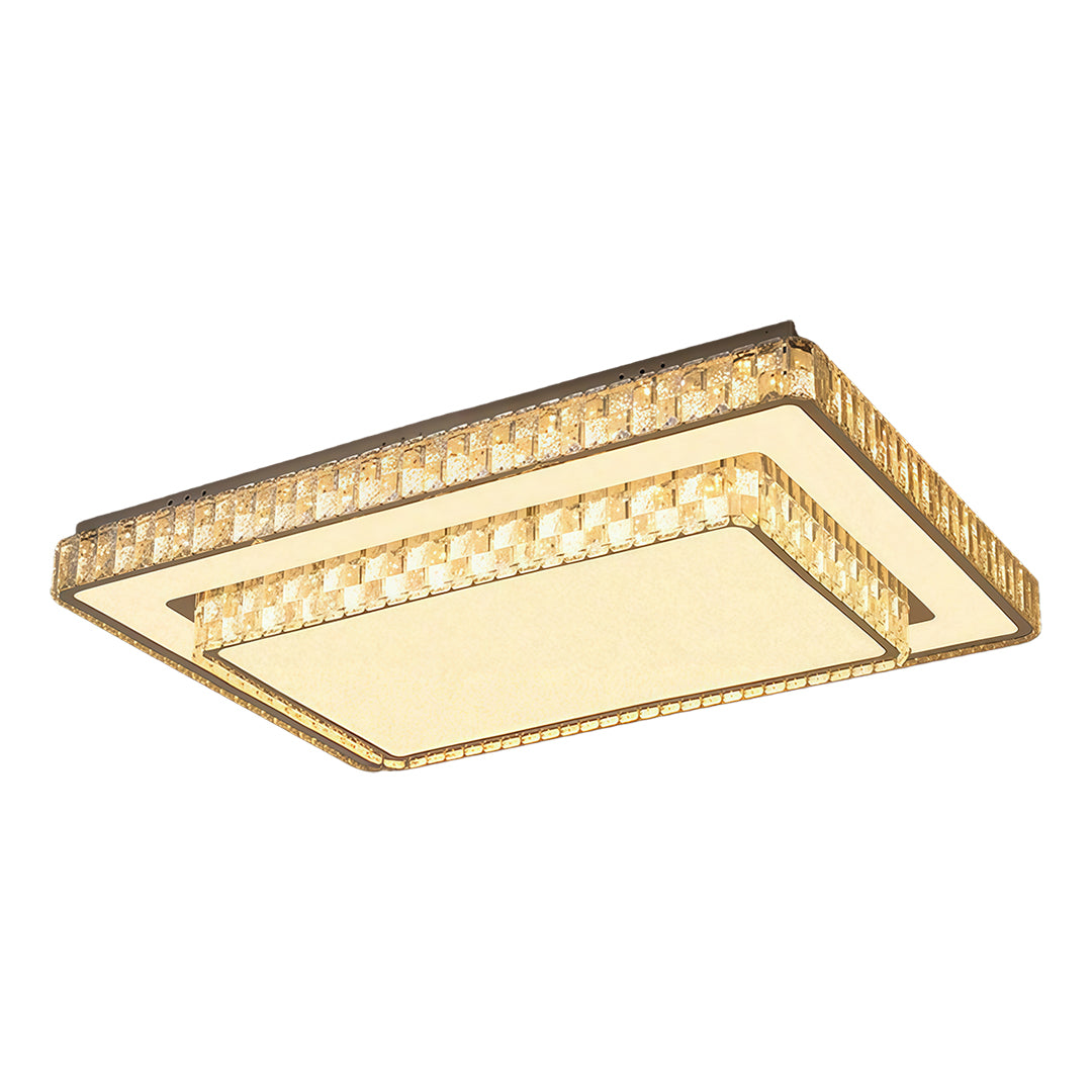 WHITBY CRYSTAL FLUSH MOUNT CEILING LANTERN