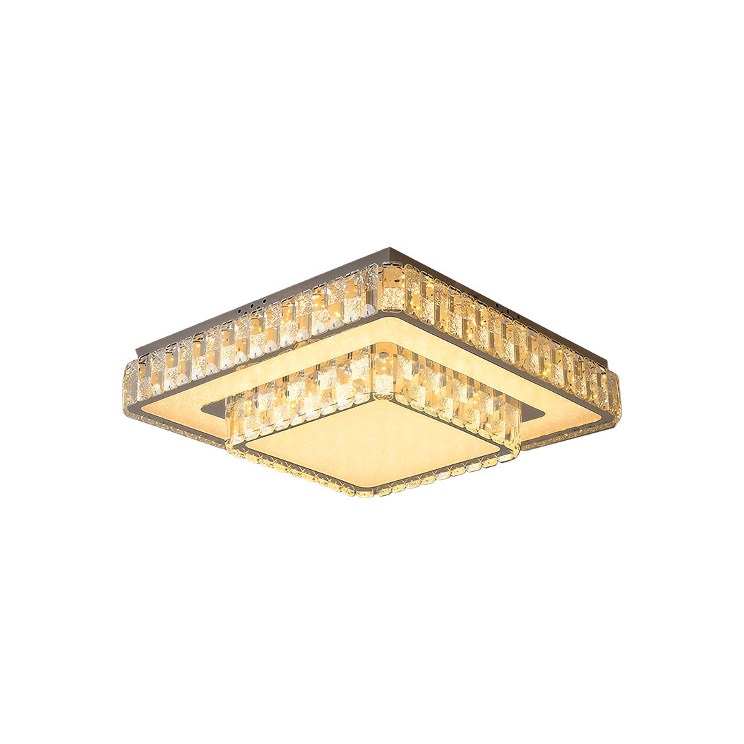 WHITBY CRYSTAL FLUSH MOUNT CEILING LANTERN