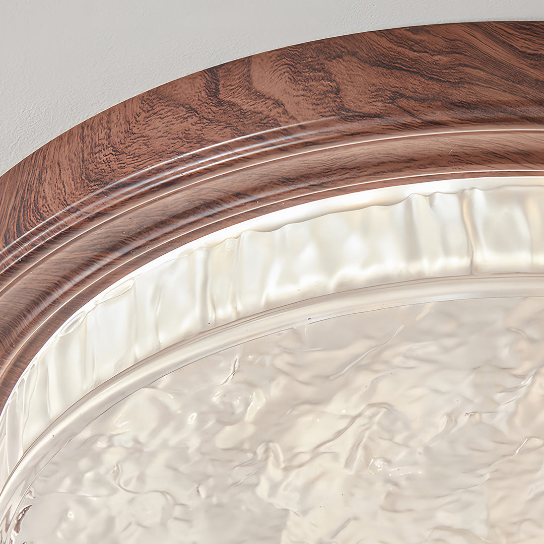 WINTHROP RIBBED GLASS FLUSH CEILING LANTERN