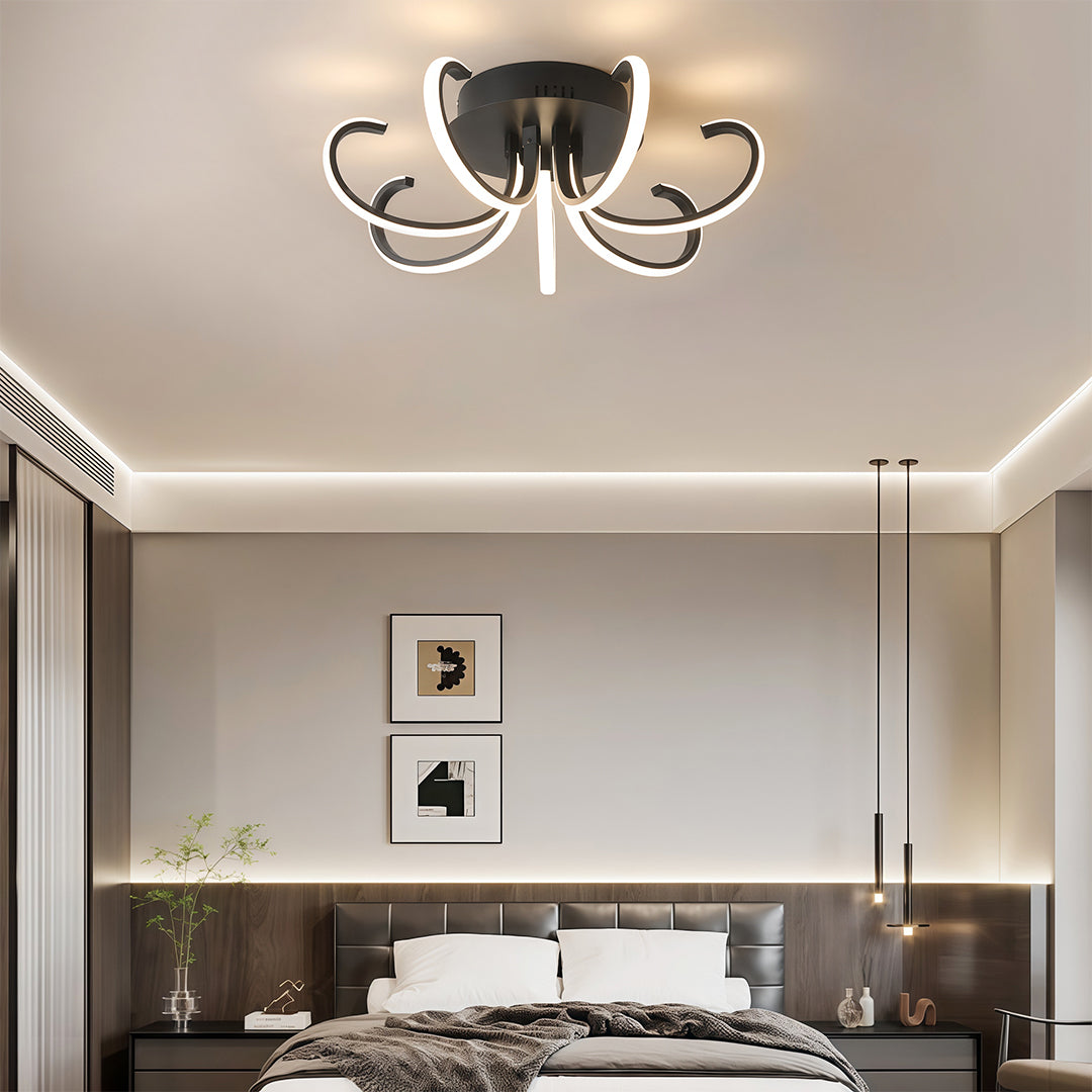 BEMBRIDGE HORIZON LED FLUSH CEILING LANTERN"  
2. "WILLOUGHBY FROSTED GLASS CEILING GLOW"  
3. "HARTLEPOOL MODERNIST LED CEILING DISK"  
4. "RAVENSCROFT SCANDINAVIAN FLUSH LIGHTING"  
5. "TAVISTOCK WAVE LED CEILING SPECTRUM"  
6. "MONTAGUE NORDIC ILLUMINA