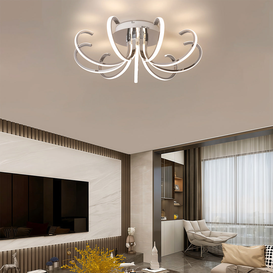 BEMBRIDGE HORIZON LED FLUSH CEILING LANTERN"  
2. "WILLOUGHBY FROSTED GLASS CEILING GLOW"  
3. "HARTLEPOOL MODERNIST LED CEILING DISK"  
4. "RAVENSCROFT SCANDINAVIAN FLUSH LIGHTING"  
5. "TAVISTOCK WAVE LED CEILING SPECTRUM"  
6. "MONTAGUE NORDIC ILLUMINA