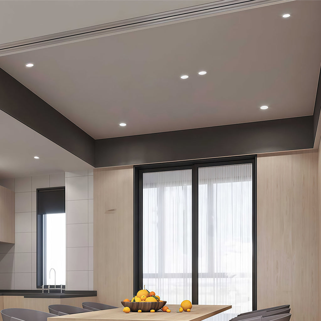 WINTHROP DUAL-TONE FLUSH MOUNT SPOTLIGHT WITH DEEP BAFFLE