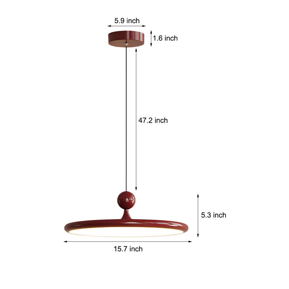 ASTROVALE ACRYLIC UFO INSPIRATION CEILING LUMINAIRE