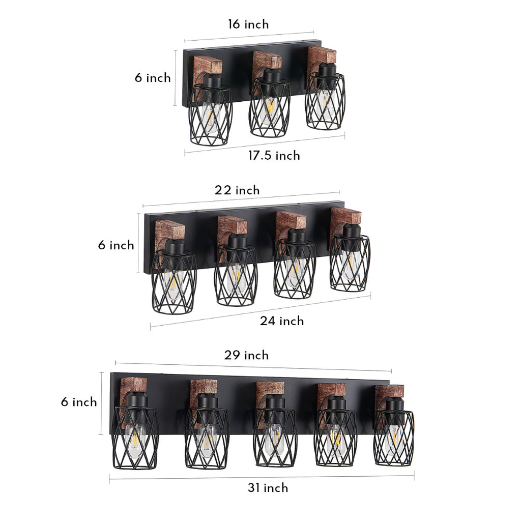 WINCHESTER METAL CAGE BATHROOM LUMINAIRE